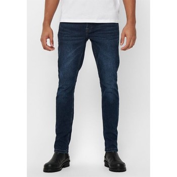 Abbigliamento Uomo Jeans slim Only&sons 22015144-32 Blu