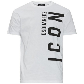 Abbigliamento Uomo T-shirt & Polo Dsquared T SHIRT DSQUARED ICON S79GC0044 Bianco