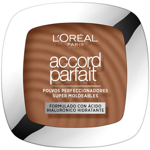 Bellezza Donna Fondotinta & primer L'oréal Accord Parfait Polvo Fundente Hyaluronic Acid 8.5d 