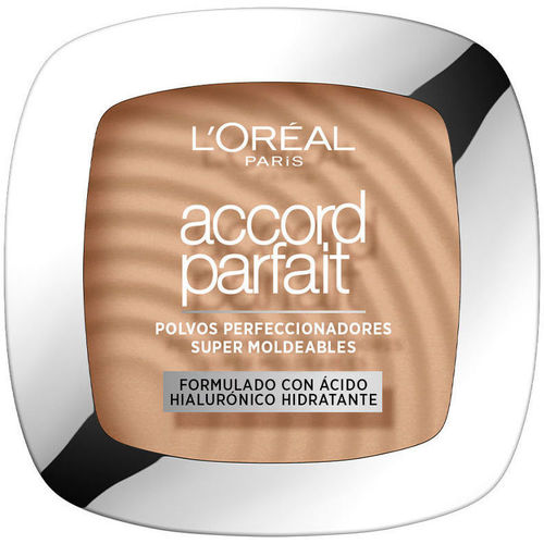 Bellezza Donna Fondotinta & primer L'oréal Accord Parfait Polvo Fundente Hyaluronic Acid 3.d 