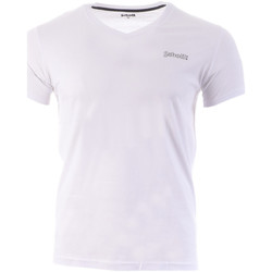 Abbigliamento Uomo T-shirt & Polo Schott SC-JEFFVNECK Bianco