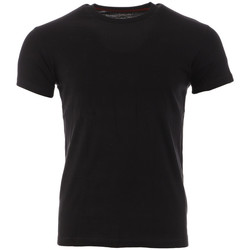Abbigliamento Uomo T-shirt & Polo Schott SC-LLOYDONECK Nero