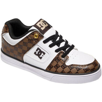 Scarpe Unisex bambino Sneakers DC Shoes Pure elastic se sn ADBS300301 BLACK/WHITE/BROWN (XKWC) Nero