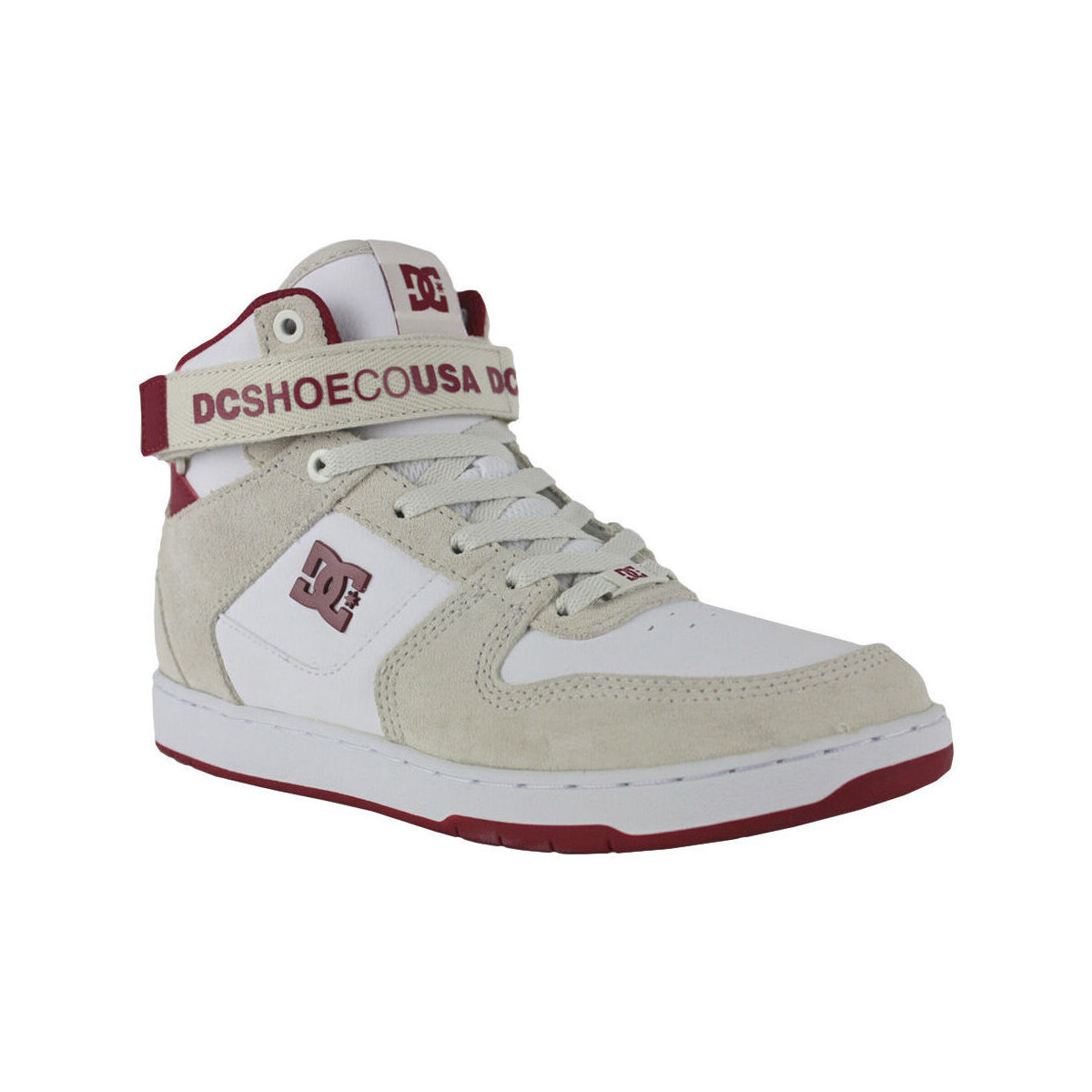 Scarpe Uomo Sneakers DC Shoes Pensford ADYS400038 TAN/RED (TR0) Rosso