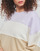 Abbigliamento Donna Felpe Converse COLOR-BLOCKED CHAIN STITCH Viola / Multicolore