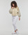 Abbigliamento Donna Felpe Converse FASHION CROPPED Bianco / Multicolore