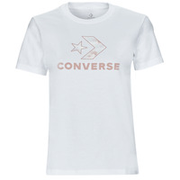 Abbigliamento Donna T-shirt maniche corte Converse FLORAL STAR CHEVRON Bianco