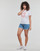 Abbigliamento Donna T-shirt maniche corte Converse RADIATING LOVE SS SLIM GRAPHIC Bianco