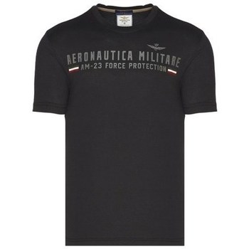Abbigliamento Uomo T-shirt maniche corte Aeronautica Militare TS1942J53834300 Nero