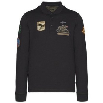 Abbigliamento Uomo T-shirt maniche corte Aeronautica Militare PO1659P19234300 Nero