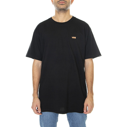 Abbigliamento Uomo T-shirt & Polo Vans Mn Left Chest Logo Tee Black / Melon Nero