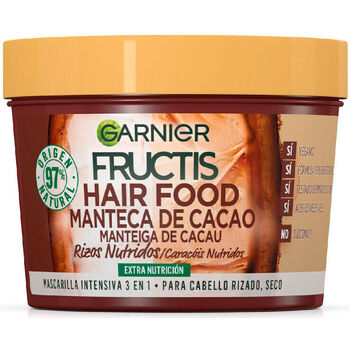 Bellezza Maschere &Balsamo Garnier Fructis Hair Food Manteca De Cacao Mascarilla Rizos Nutridos 