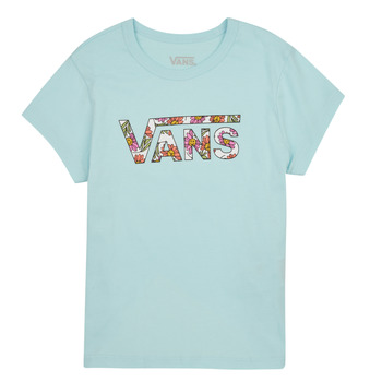 Abbigliamento Bambina T-shirt maniche corte Vans ELEVATED FLORAL FILL MINI Blu / Clair / Multicolore