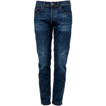 Abbigliamento Uomo Pantaloni 5 tasche Xagon Man A2203 1F JVT07 Blu