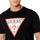 Abbigliamento Uomo T-shirt maniche corte Guess Classic logo triangle Nero