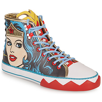 Scarpe Donna Sneakers alte Irregular Choice PRIDE OF THEYMISCARA Rosso / Blu / Giallo