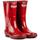 Scarpe Unisex bambino Stivali da pioggia Barbour Shield Stivali Rosso