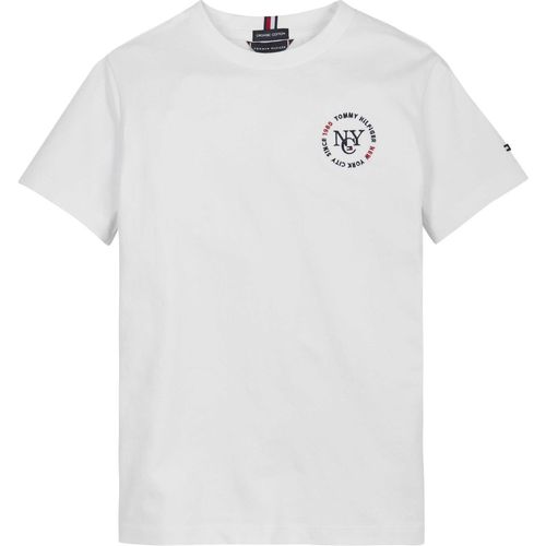 Abbigliamento Bambino T-shirt maniche corte Tommy Hilfiger KB0KB07594T Bianco