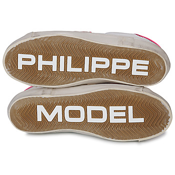 Philippe Model PRSX LOW WOMAN Bianco / Rosa