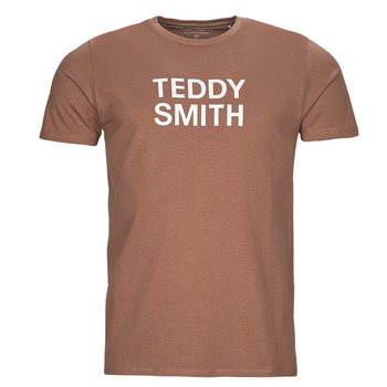Abbigliamento Uomo T-shirt maniche corte Teddy Smith TICLASS BASIC MC Marrone