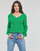 Abbigliamento Donna Maglioni Vero Moda VMNEWLEXSUN LS DOUBLE V-NCK BLOU GA REP2 Verde