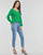 Abbigliamento Donna Maglioni Vero Moda VMNEWLEXSUN LS DOUBLE V-NCK BLOU GA REP2 Verde