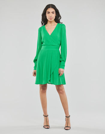 Vero Moda VMPOLLIANA LS SHORT DRESS WVN Verde