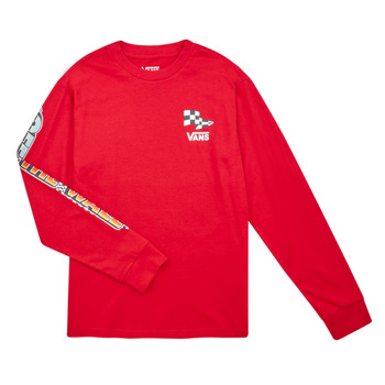 Abbigliamento Unisex bambino T-shirts a maniche lunghe Vans HOLE SHOT LS Rosso