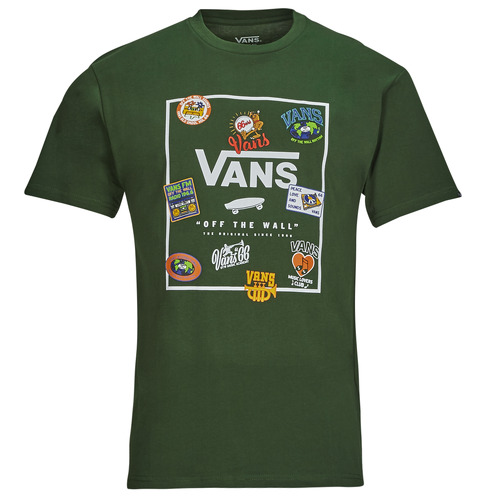 Abbigliamento Uomo T-shirt maniche corte Vans MN CLASSIC PRINT BOX Verde