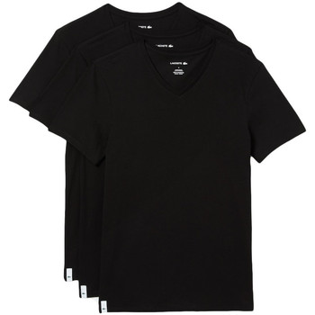 Abbigliamento Uomo T-shirt & Polo Lacoste TH3374 Nero