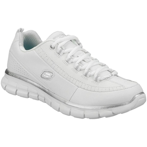Scarpe Donna Sneakers Skechers 11798 Donna Bianco-WSL-White/Silver
