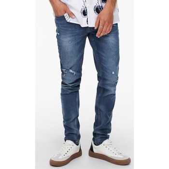 Abbigliamento Uomo Jeans skynny Only&sons 22019625-32 Blu