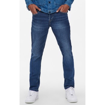Abbigliamento Uomo Jeans slim Only&sons 22019617-30 Blu