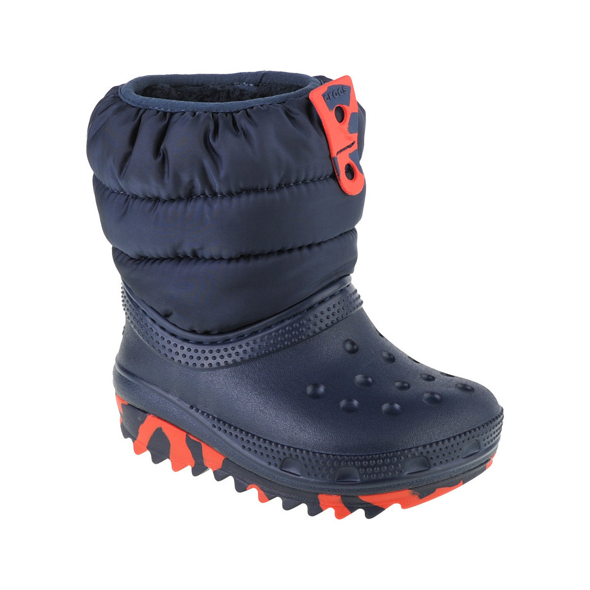 Scarpe Bambino Stivali da neve Crocs Classic Neo Puff Boot Toddler Blu