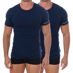 Abbigliamento Uomo T-shirt maniche corte Bikkembergs BKK1UTS05BI-NAVY Blu