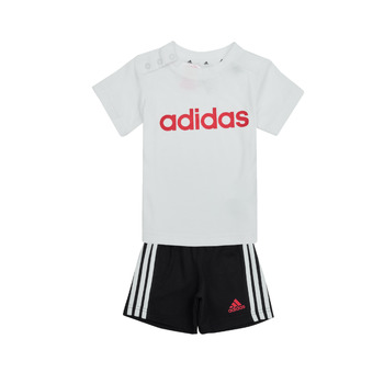 Abbigliamento Unisex bambino Completo Adidas Sportswear I LIN CO T SET Bianco