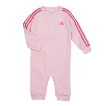 Abbigliamento Bambina Completo Adidas Sportswear I 3S FT ONESIE Rosa / Clair