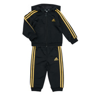 Abbigliamento Unisex bambino Completo Adidas Sportswear I 3S SHINY TS Nero