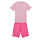 Abbigliamento Bambina Completo Adidas Sportswear LK BL CO T SET Rosa / Clair