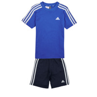Abbigliamento Bambino Completo Adidas Sportswear LK 3S CO T SET Blu