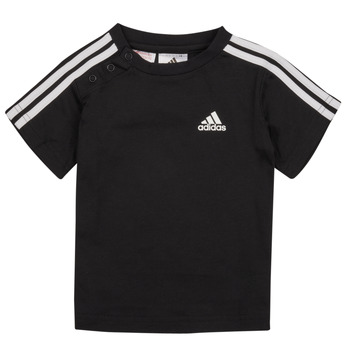 Abbigliamento Bambino T-shirt maniche corte Adidas Sportswear IB 3S TSHIRT Nero