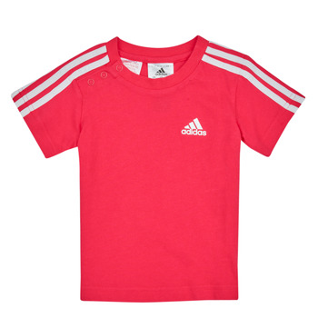 Abbigliamento Unisex bambino T-shirt maniche corte Adidas Sportswear IB 3S TSHIRT Rosa / Puissant