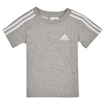 Abbigliamento Unisex bambino T-shirt maniche corte Adidas Sportswear IB 3S TSHIRT Bruyère / Grigio / Moyen