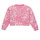 Abbigliamento Bambina Felpe Adidas Sportswear FI AOP SWT Beige / Rosa