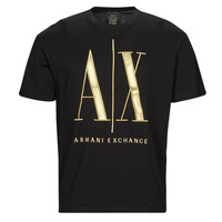 Abbigliamento Uomo T-shirt maniche corte Armani Exchange 8NZTPQ Nero / Oro