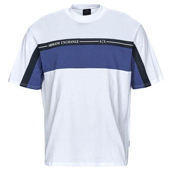 Abbigliamento Uomo T-shirt maniche corte Armani Exchange 3RZMFD Bianco / Blu / Nero