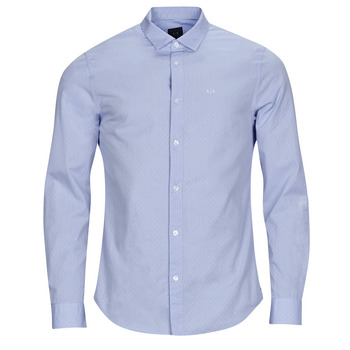 Abbigliamento Uomo Camicie maniche lunghe Armani Exchange 3RZC36 Blu / Cielo