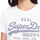 Abbigliamento Donna T-shirt maniche corte Superdry Vichy vintage logo Bianco