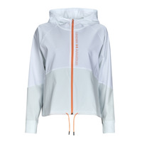 Abbigliamento Donna giacca a vento Under Armour Woven FZ Jacket Bianco / Grigio / Arancio