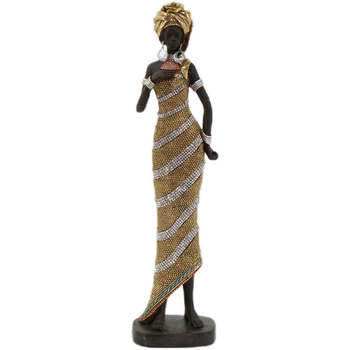 Casa Statuette e figurine Signes Grimalt Figura Donna Africana Oro